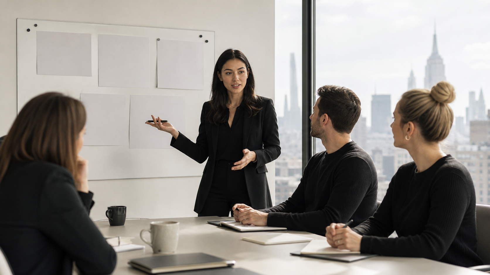 New York growth workshop in a modern conference room